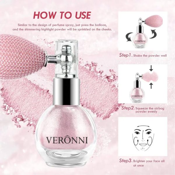 Loose Glitter Spray Highlighter - Image 2